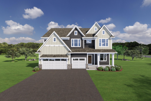 Exterior Rendering of the Augustine located at 18210 102nd Place N, Maple Grove.