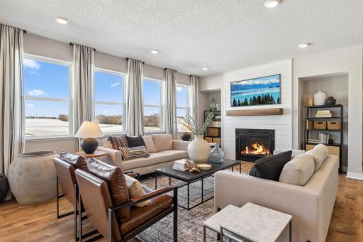 Wonderful backyard views.