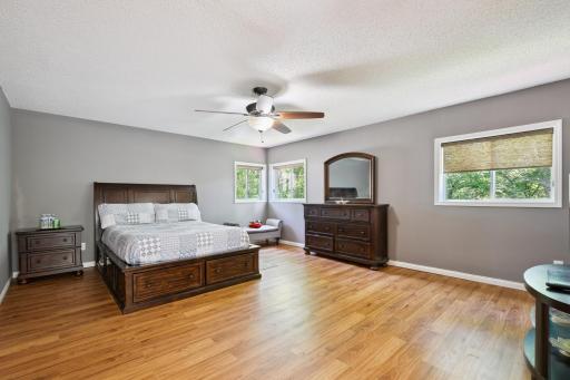 Spacious master bedroom that will allow your large dressers and still have plenty of room.