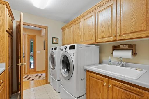 Main floor laundry.