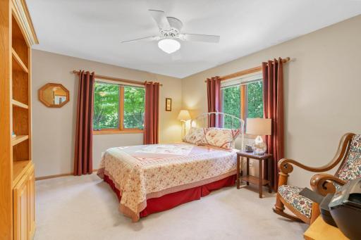 Bright and airy 2nd bedroom on the main level.
