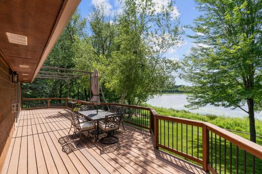 Massive deck perfect for morning coffee or grilling with friends.