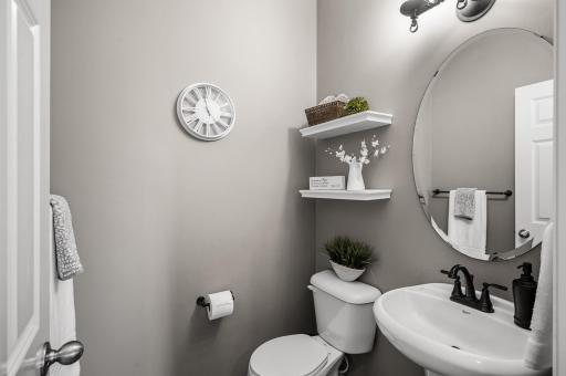 Main floor powder bath