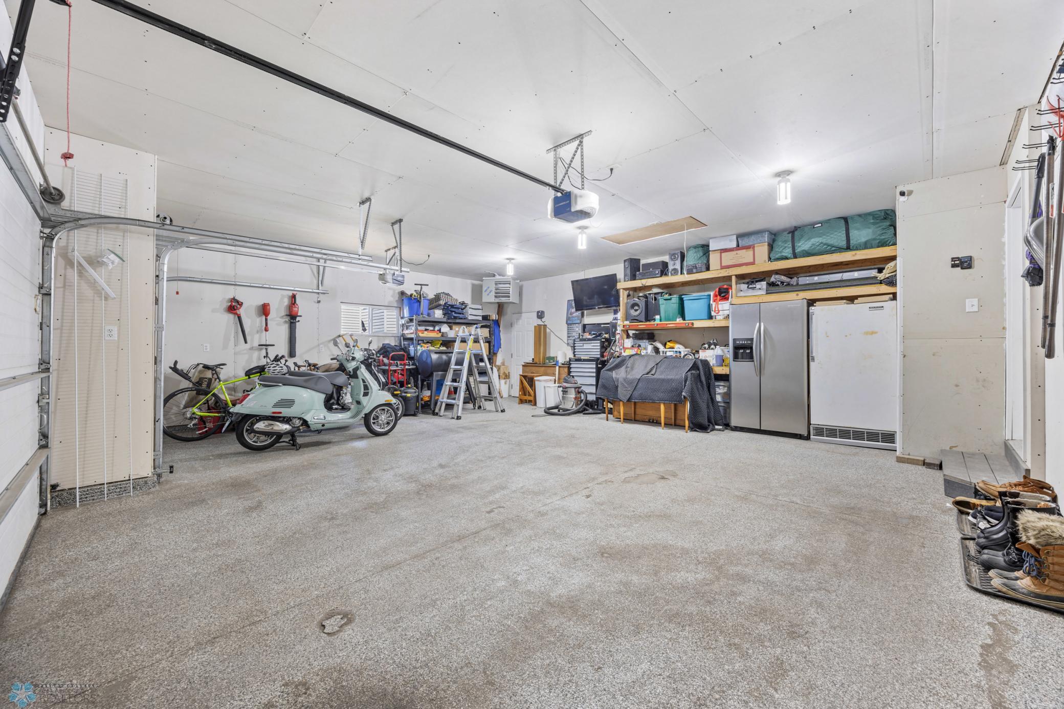 3 stall finished garage