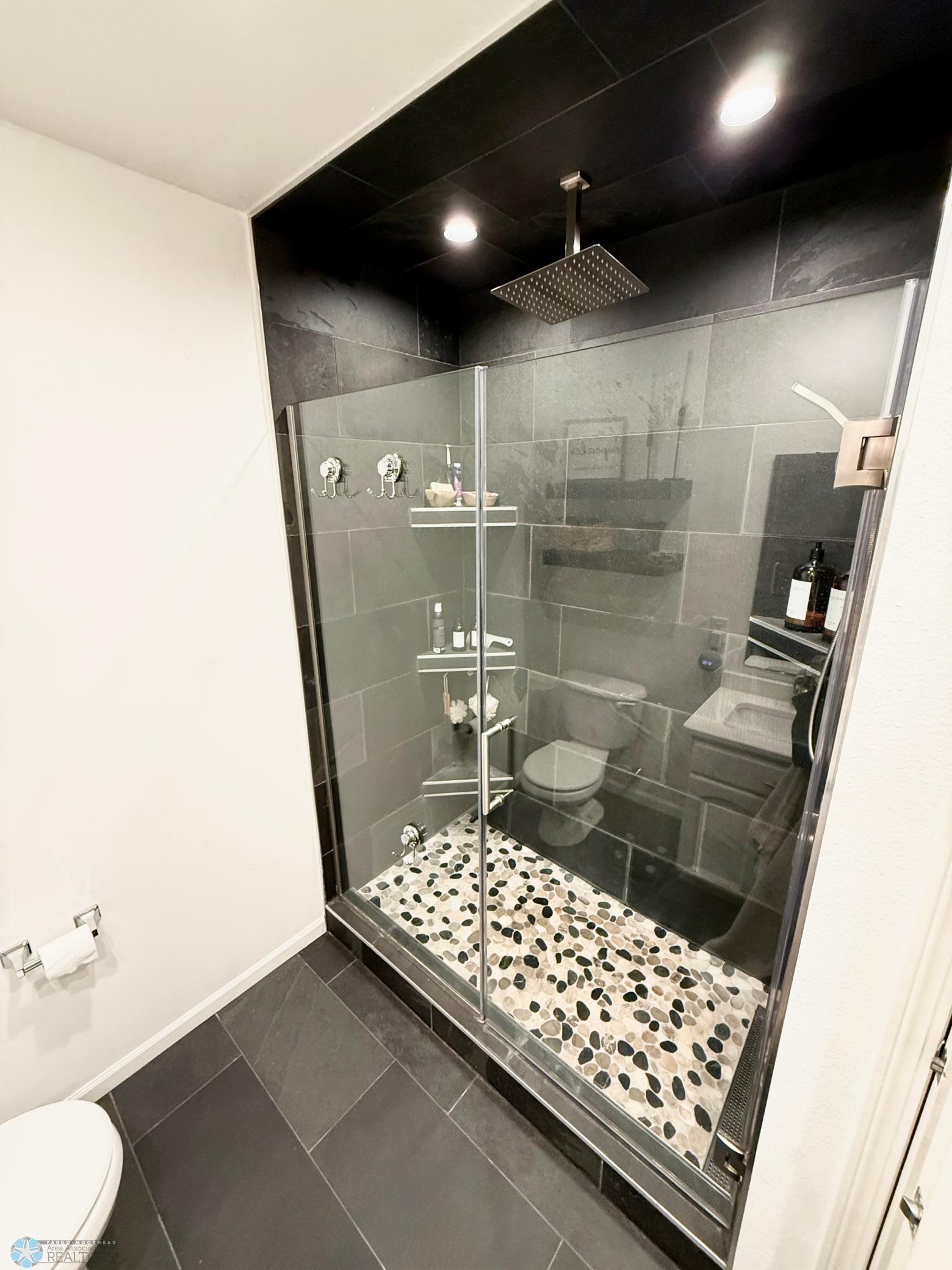 Tile Shower with Rainfall shower