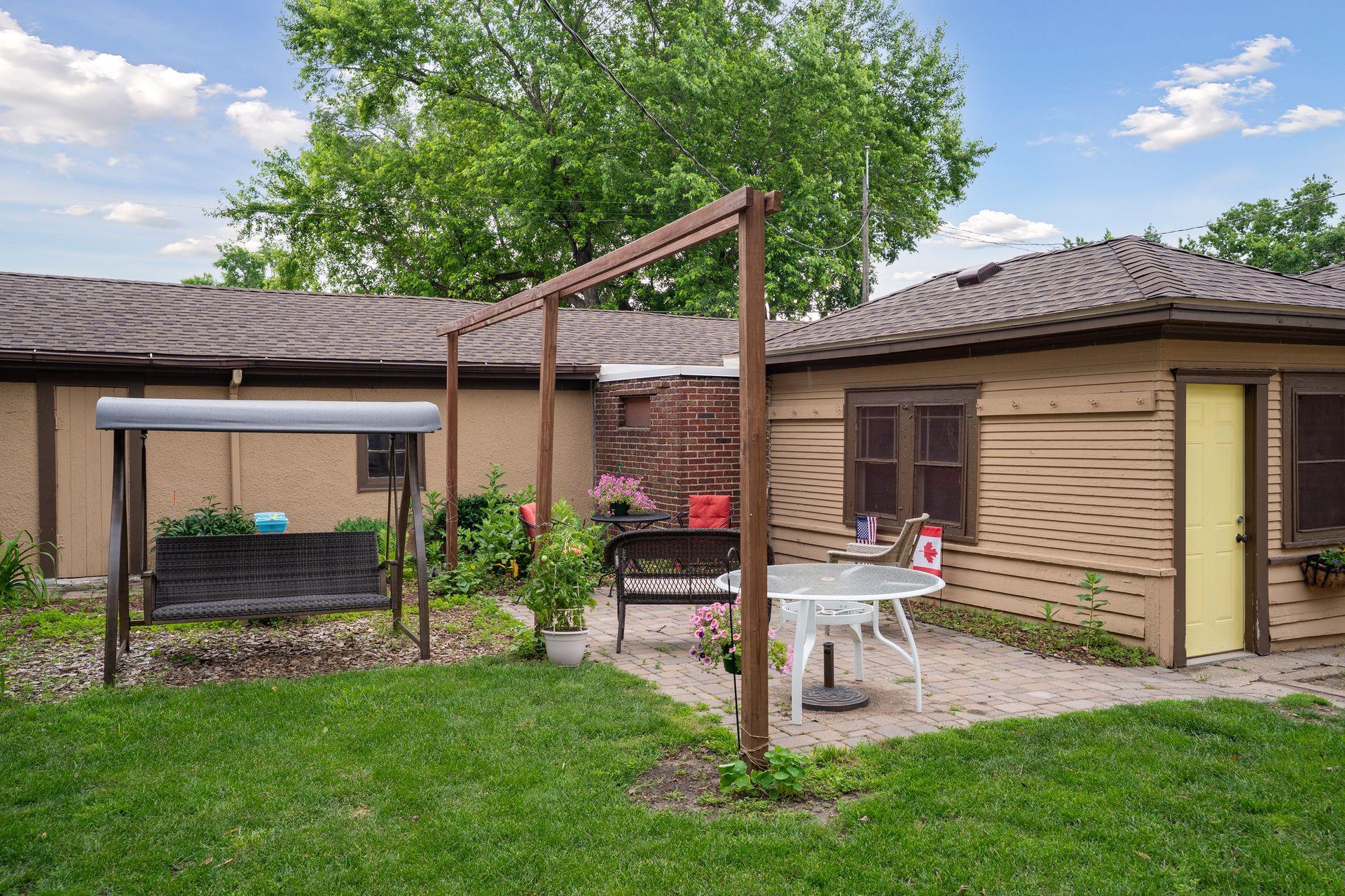A great space for relaxing and enjoying the backyard
