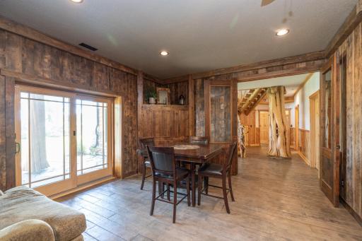 Game room is perfect for those family board/card games