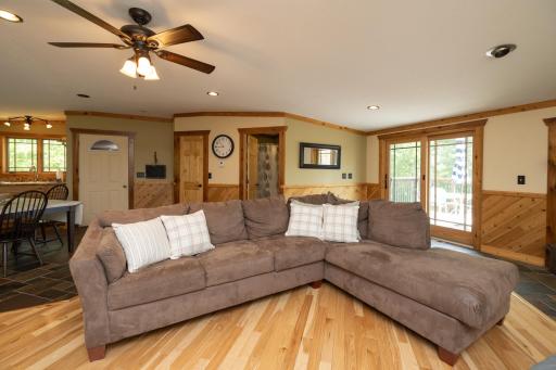 Guest suite with patio door to private deck