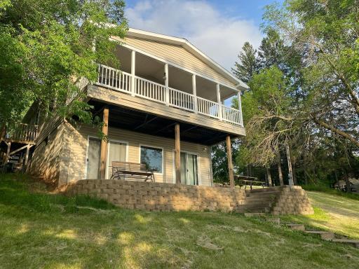 Deck and porch west facing Hanging Kettle Lake