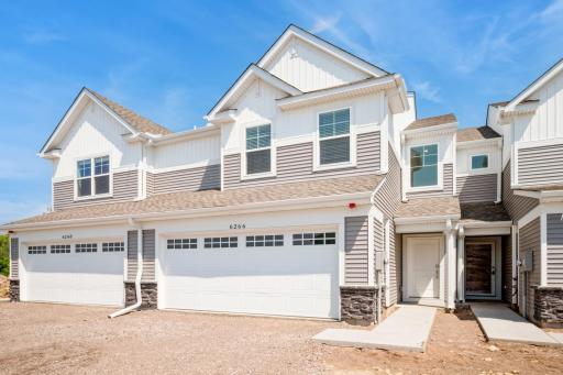 Photo is of the actual home. Stunning exterior!