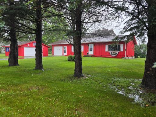 Welcome! 2BR / 1 BA ranch style home, full basement on .69 acres! Home has newer vinyl plank flooring on the main level. All windows and the patio door were replaced 10 years ago. Brand new roof on home and both buildings Sept of 2024.
