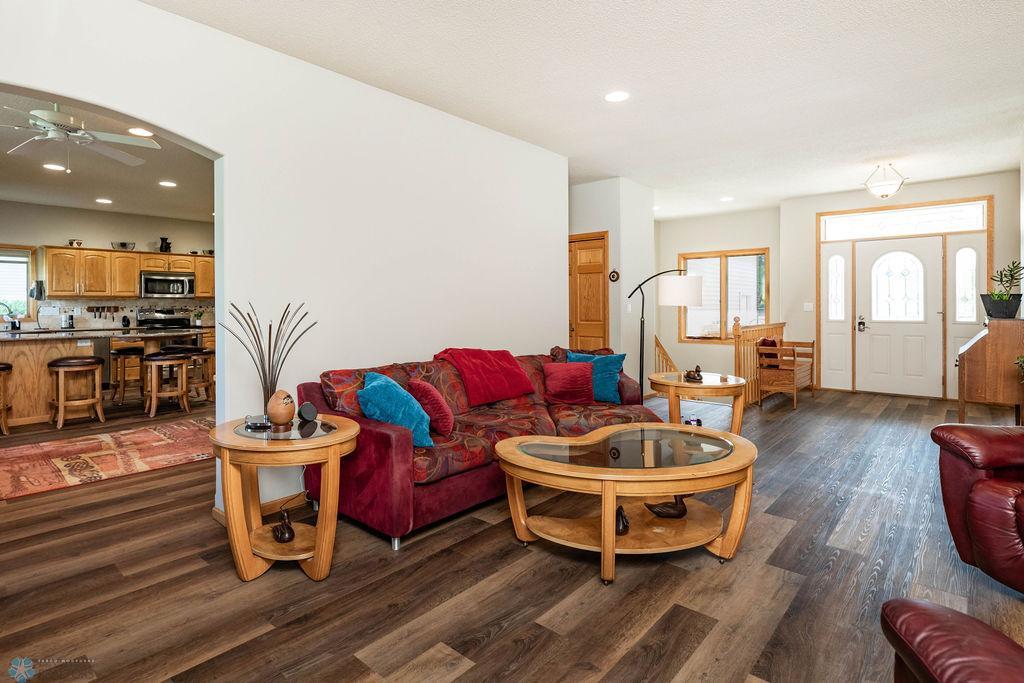 Living Room with LVP Flooring