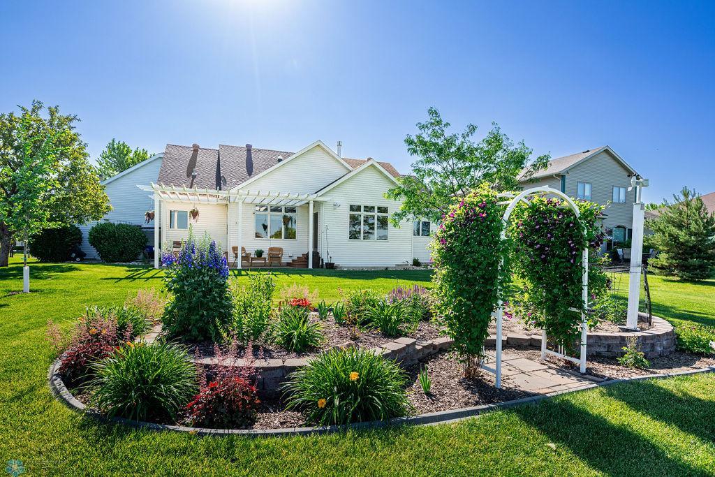 Beautiful Garden in Backyard