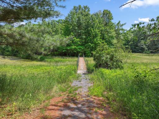 This is the walking bridge to the peninsula.