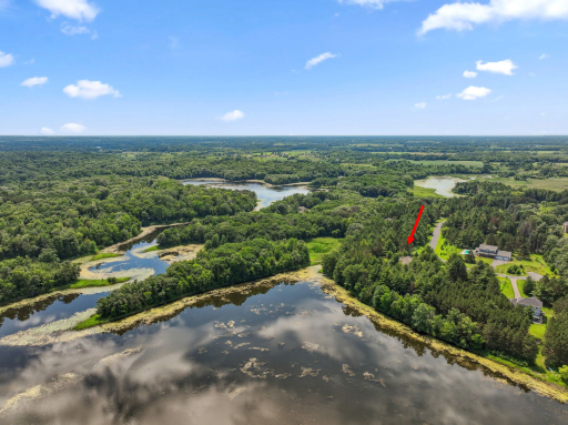 The privacy of this home can't be beat, and then there is the lake view!