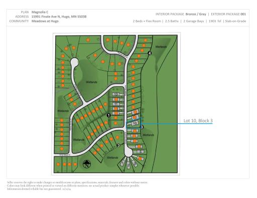 Homesite. Photos and renderings may not depict actual plan, materials, & finishes may vary. All measurements are approximate.