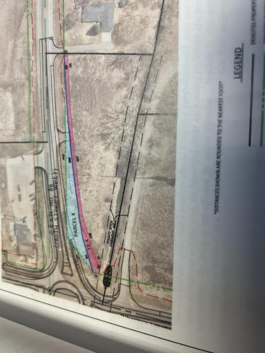 280th Street lot located in the south east corner of the intersection of State Hiway 3 and Dakota County Road 86 where a new roundabout is scheduled in 2026 .