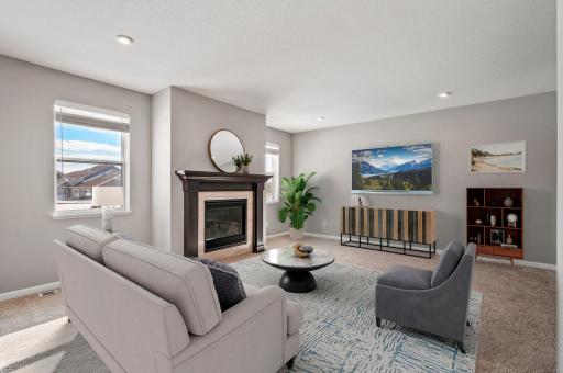 *Virtually Staged* Open spacious living room area
