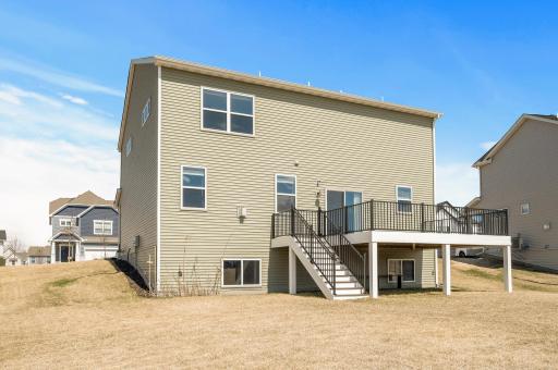 Beautifully added large maintenance free deck