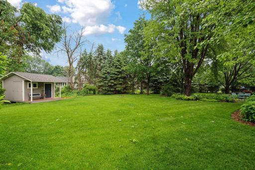 Lots of green space to enjoy fun and games in your own private backyard.