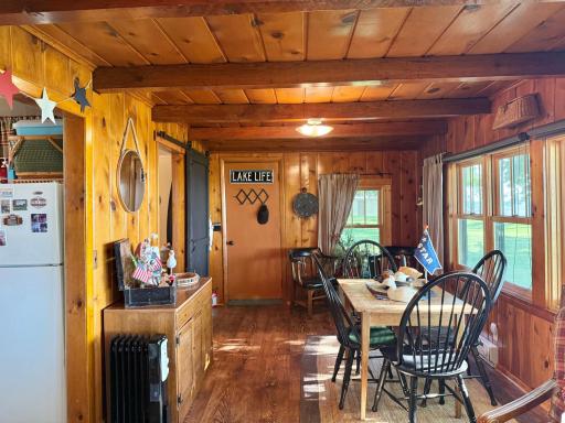 Leaving the first bedroom and directly to your right you'll enter into the kitchen.