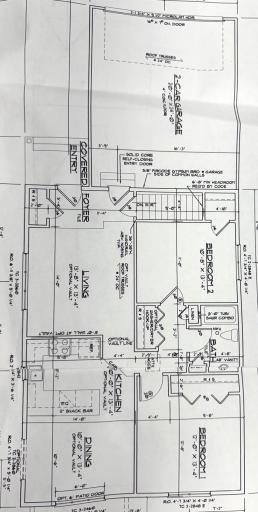 main floor with garage