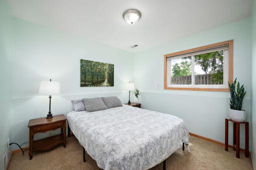 Lower level 3rd Bedroom is perfect for whatever your needs may be!
