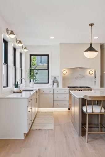 Designer kitchen, curated with a soft sophistication and artisan touch.