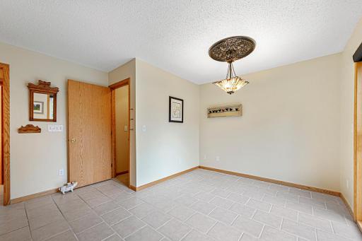 You can close the door for a more private floor- would be a nice in-law suite