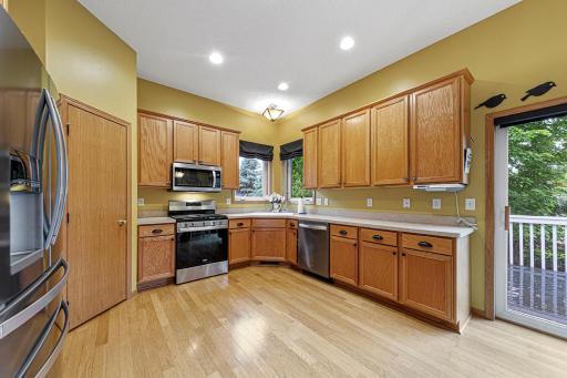 Nice hardwood floors through the main level