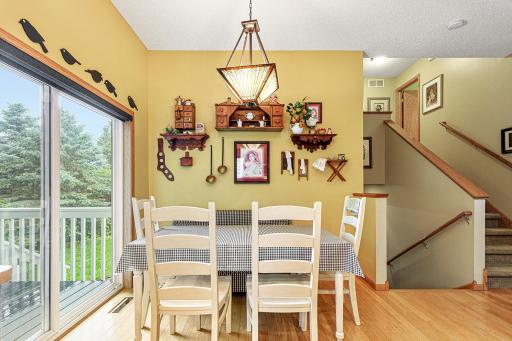 Informal dining area