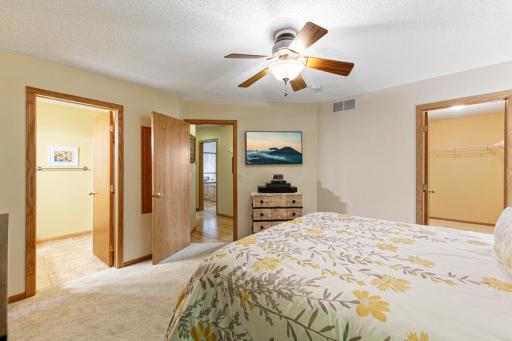 Primary suite also has 3/4 private bath