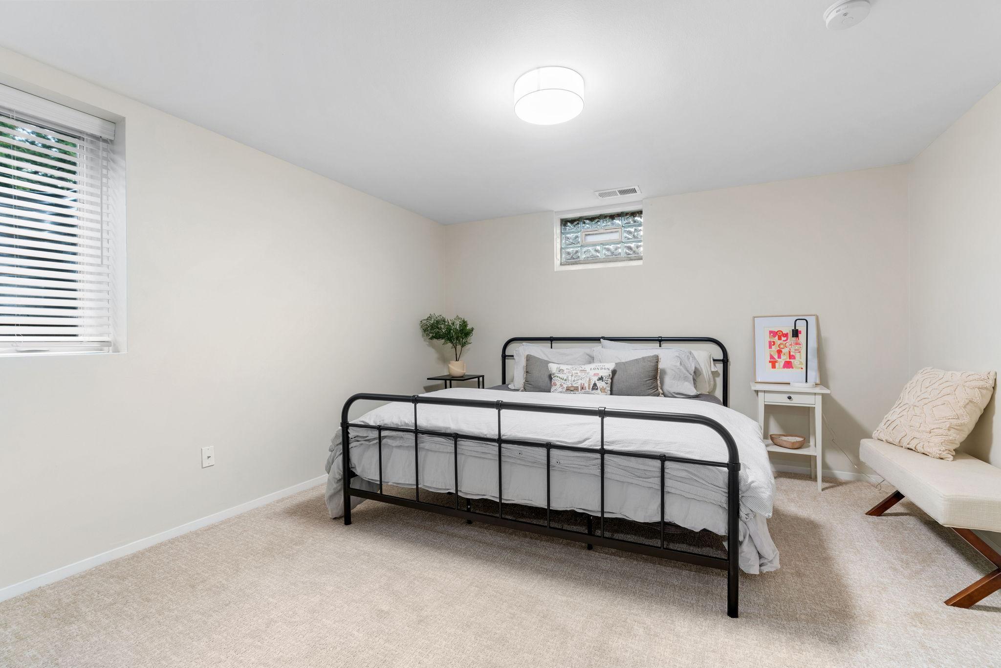 Fourth bedroom, lower level