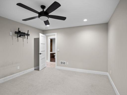 Built in TV mounts in LL bedrooms can stay