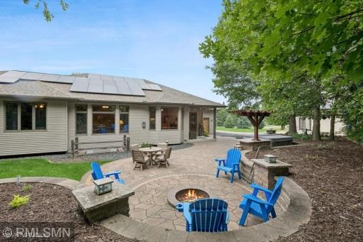 Enjoy summer days on this amazing patio area - complete with dusk to dawn lighting!