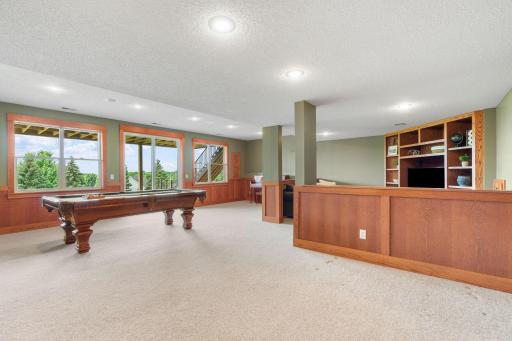 Finished walkout LL w/ Family Room, Gaming Area, 5th Bed/Flex Room, Â¾ Bath & Storage