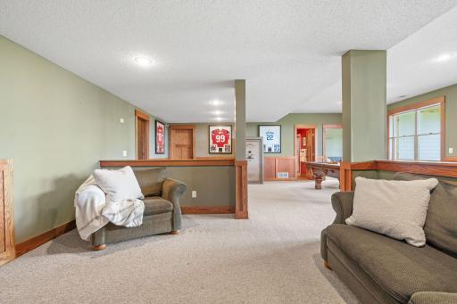 Finished walkout LL w/ Family Room, Gaming Area, 5th Bed/Flex Room, Â¾ Bath & Storage