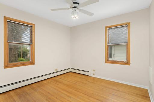 Main level bedroom perfect for guests or office