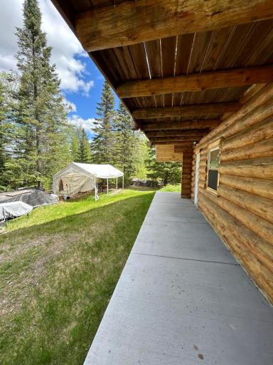 Covered Patio on North side of home