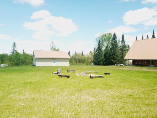 Yard with Fire Pit
