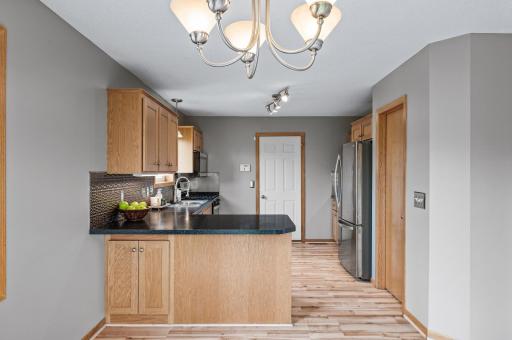 All stainless steel appliances including a brand new gas stove.
