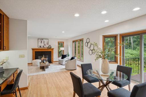 Off of the eat-in area is the family room providing that open concept floor plan that modern families desire.