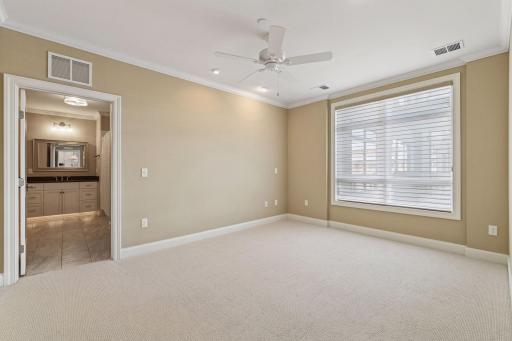 The second bedroom is off the family room.