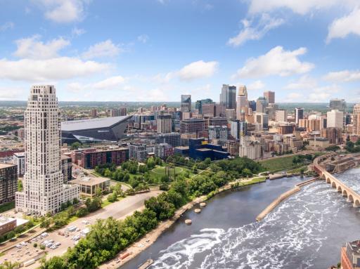 Overlooking the beautiful Mississippi River