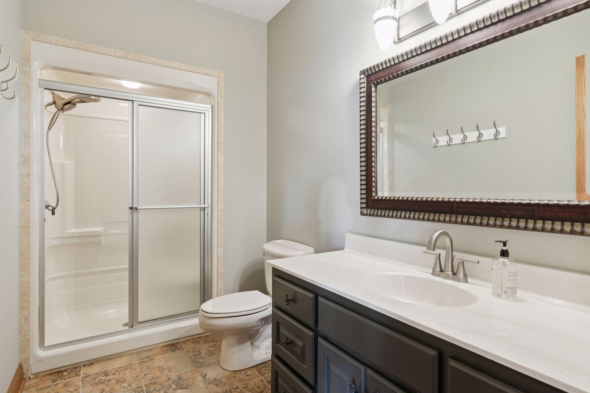 Lower Level 3/4 bathroom