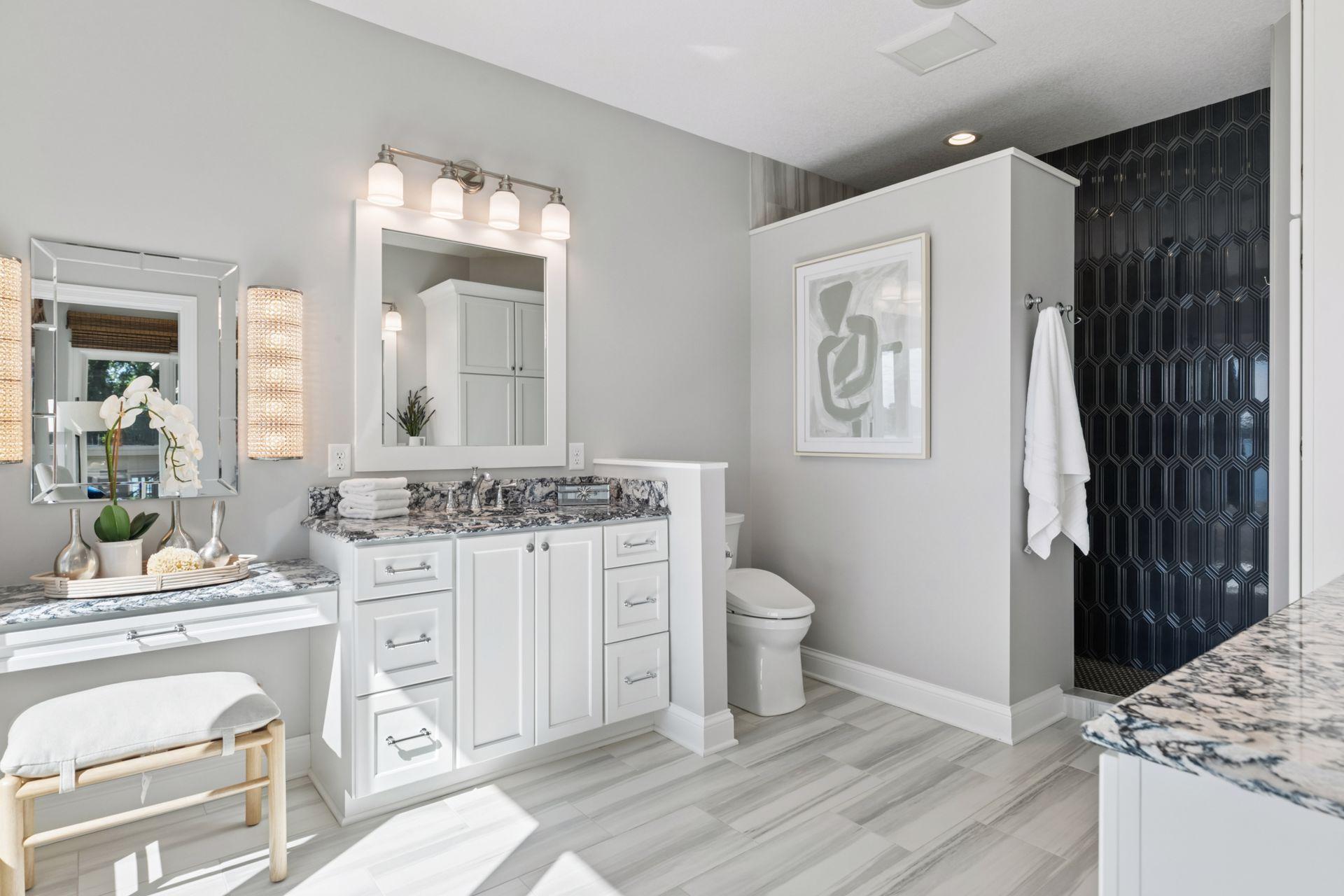 Newly remodeled Master full bath