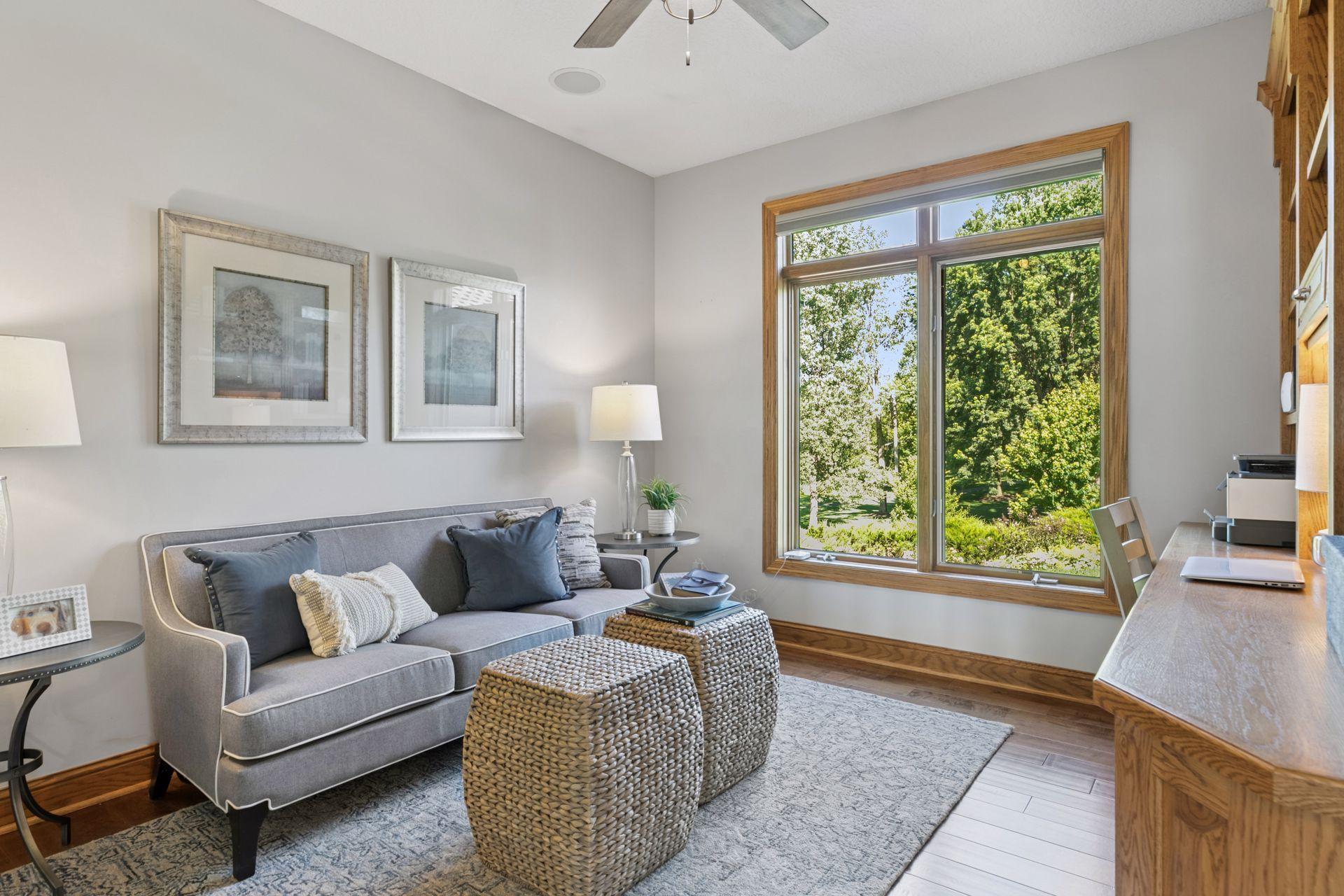 Main level office sitting room