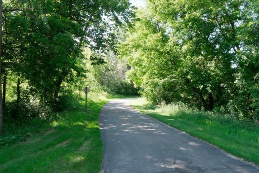 Access to park Trails across street from farm