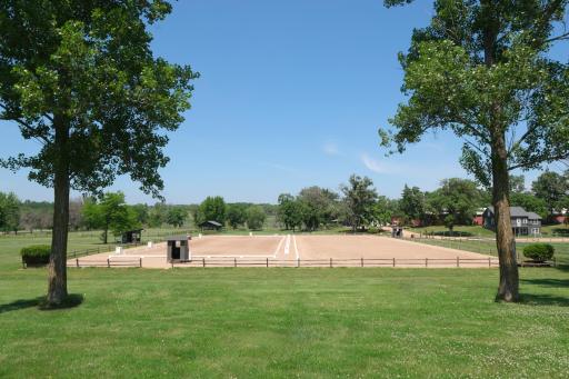 Sand/Dressage Ring: 165' x 250'