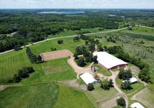 Aerial East to West-Baker Park across street